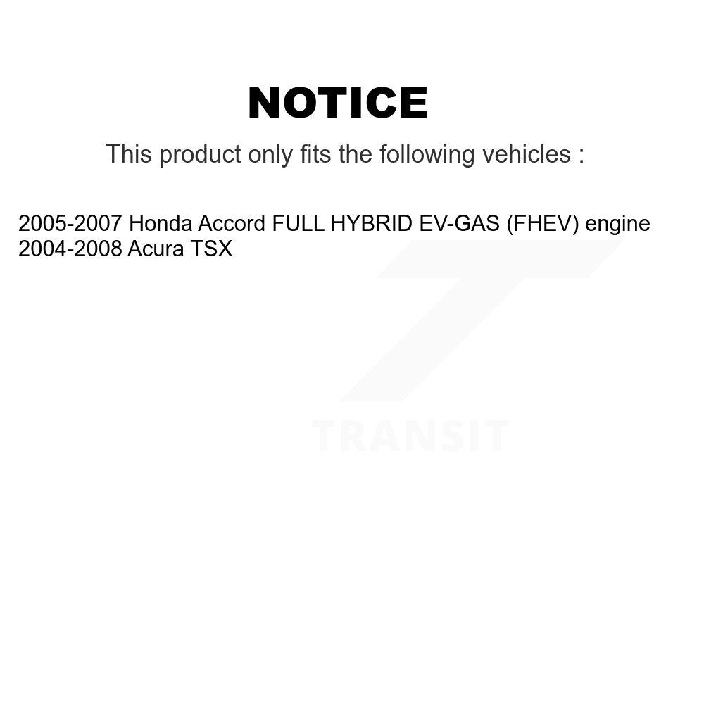 Kugel 70-512327 Rear Wheel Bearing Hub Assembly for 2004-2008 Acura TSX, Honda Accord