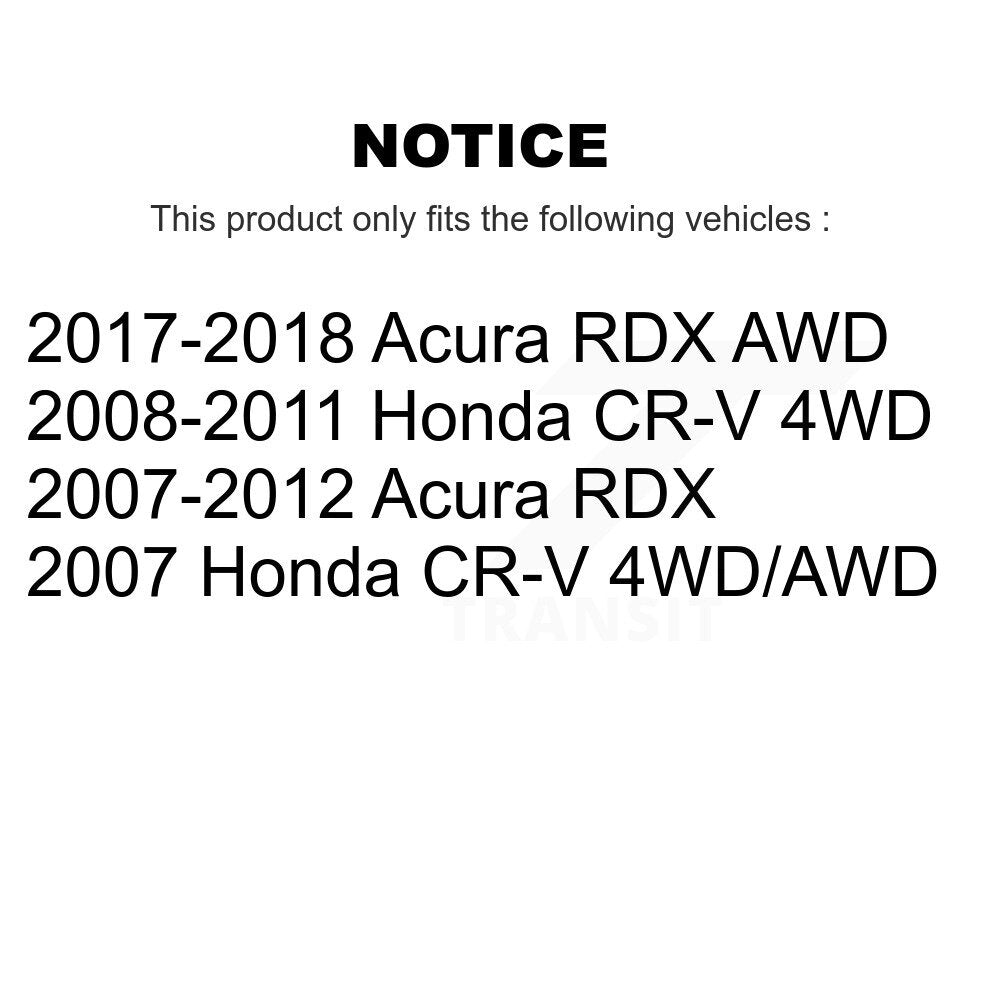 Kugel 70-512345 Rear Wheel Bearing Hub Assembly for 2007-2018 Acura RDX, Honda CR-V