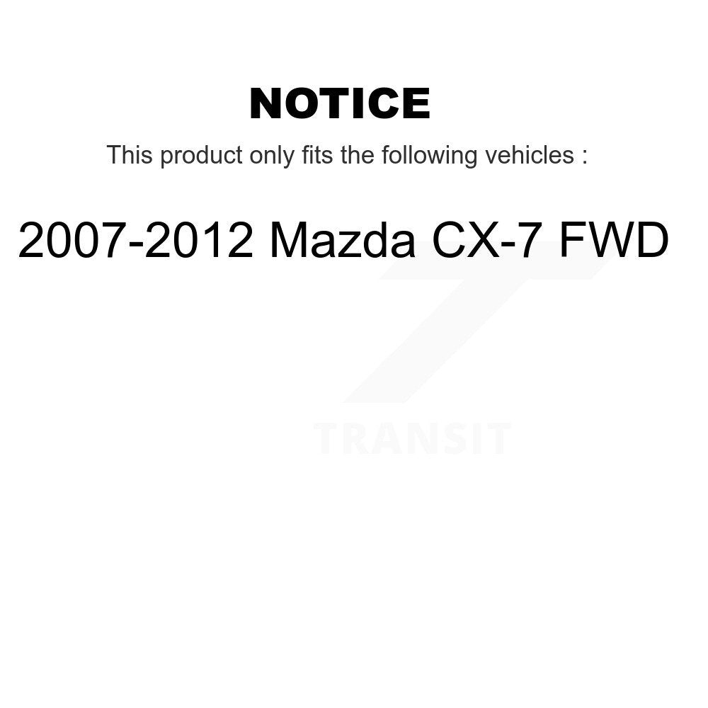 Kugel 70-512349 Rear Wheel Bearing Hub Assembly for 2007-2012 Mazda CX-7