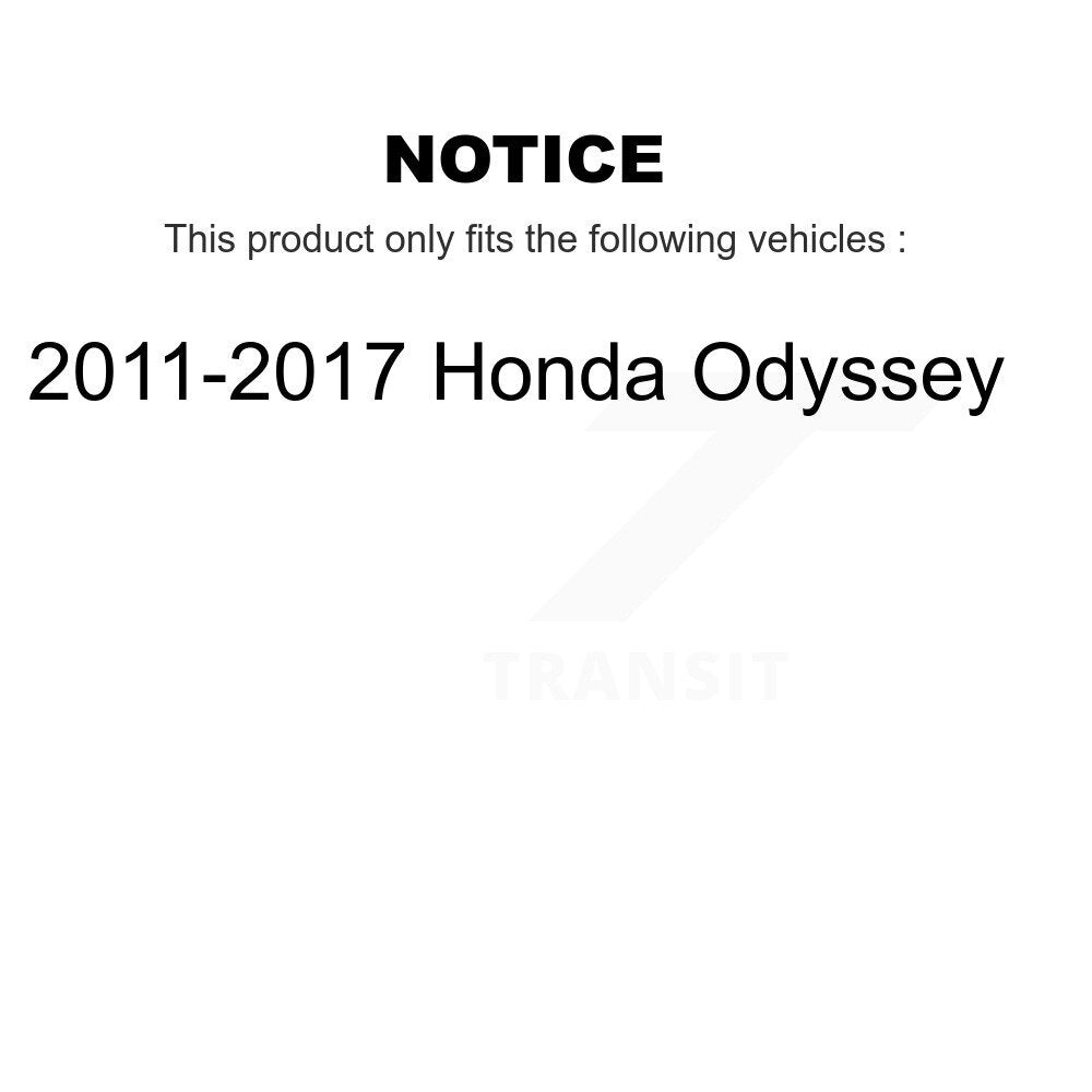 Kugel 70-512366 Rear Wheel Bearing Hub Assembly for 2011-2017 Honda Odyssey