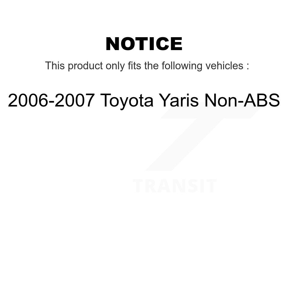 Kugel 70-512371 Rear Wheel Bearing Hub Assembly for 2006-2007 Toyota Yaris