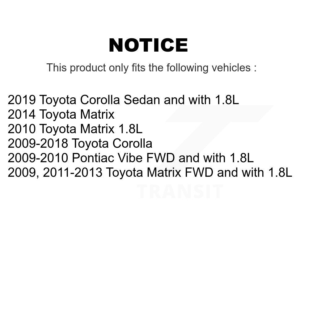 Kugel 70-512403 Rear Wheel Bearing Hub Assembly for 2009-2019 Pontiac Vibe, Toyota Corolla, Toyota Matrix