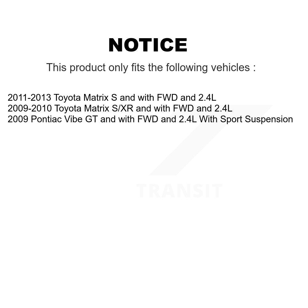 Kugel 70-512405 Rear Wheel Bearing Hub Assembly for 2009-2013 Pontiac Vibe, Toyota Matrix