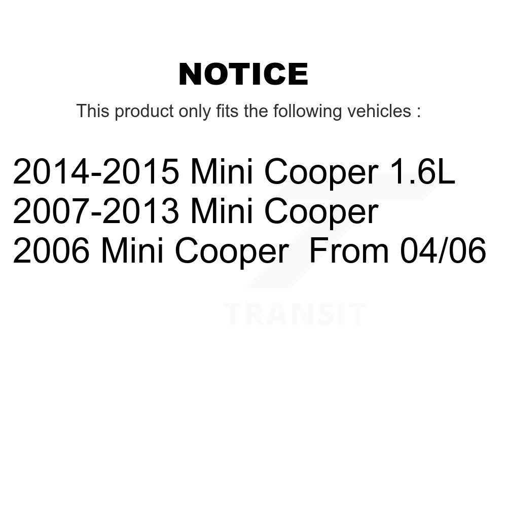 Kugel 70-512427 Rear Wheel Bearing Hub Assembly for 2006-2015 Mini Cooper