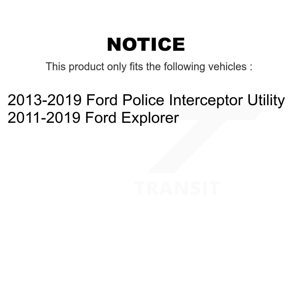 Kugel 70-512460 Rear, Front Wheel Bearing Hub Assembly for 2011-2019 Ford Explorer, Police Interceptor Utility