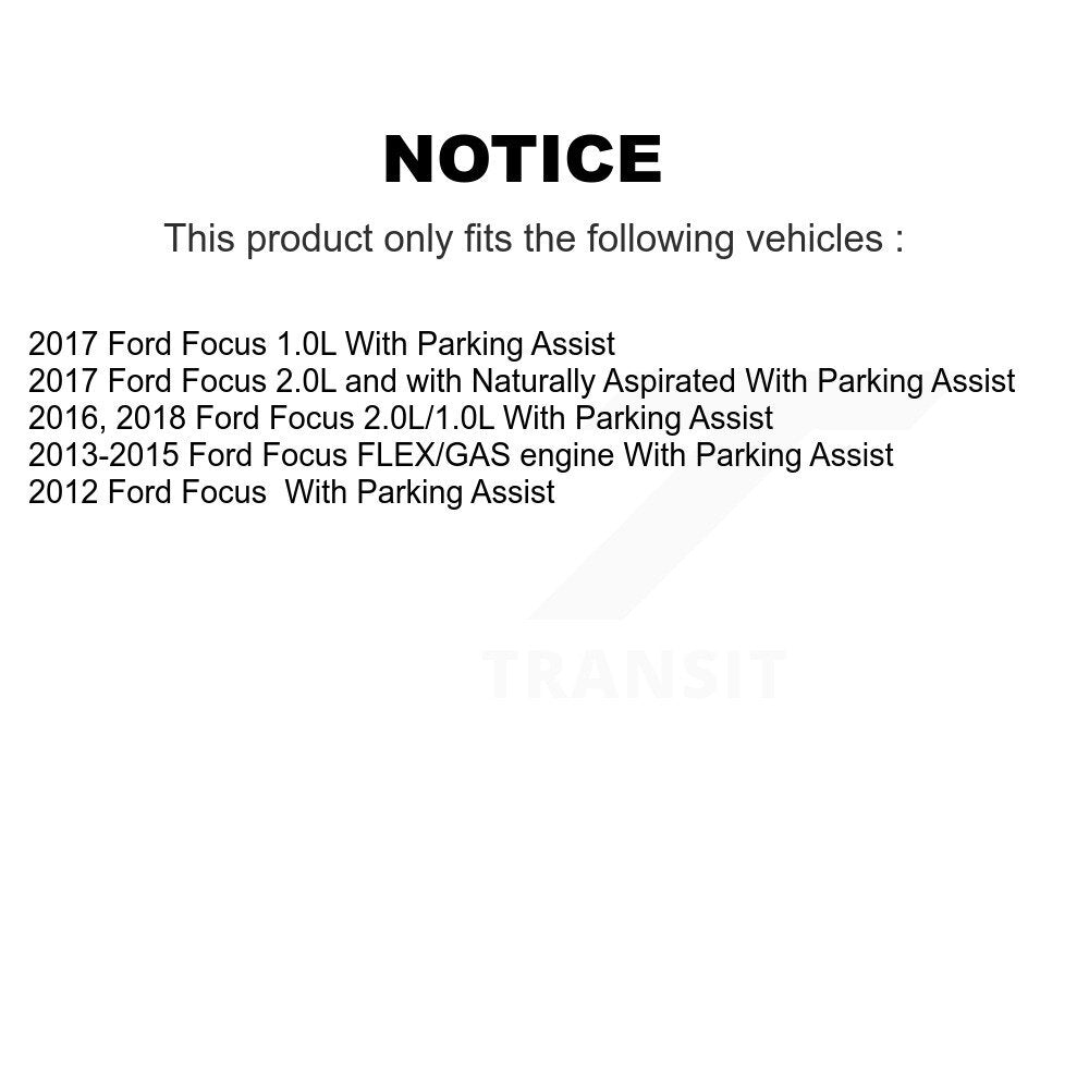 Kugel 70-512465 Rear Wheel Bearing Hub Assembly for 2012-2018 Ford Focus