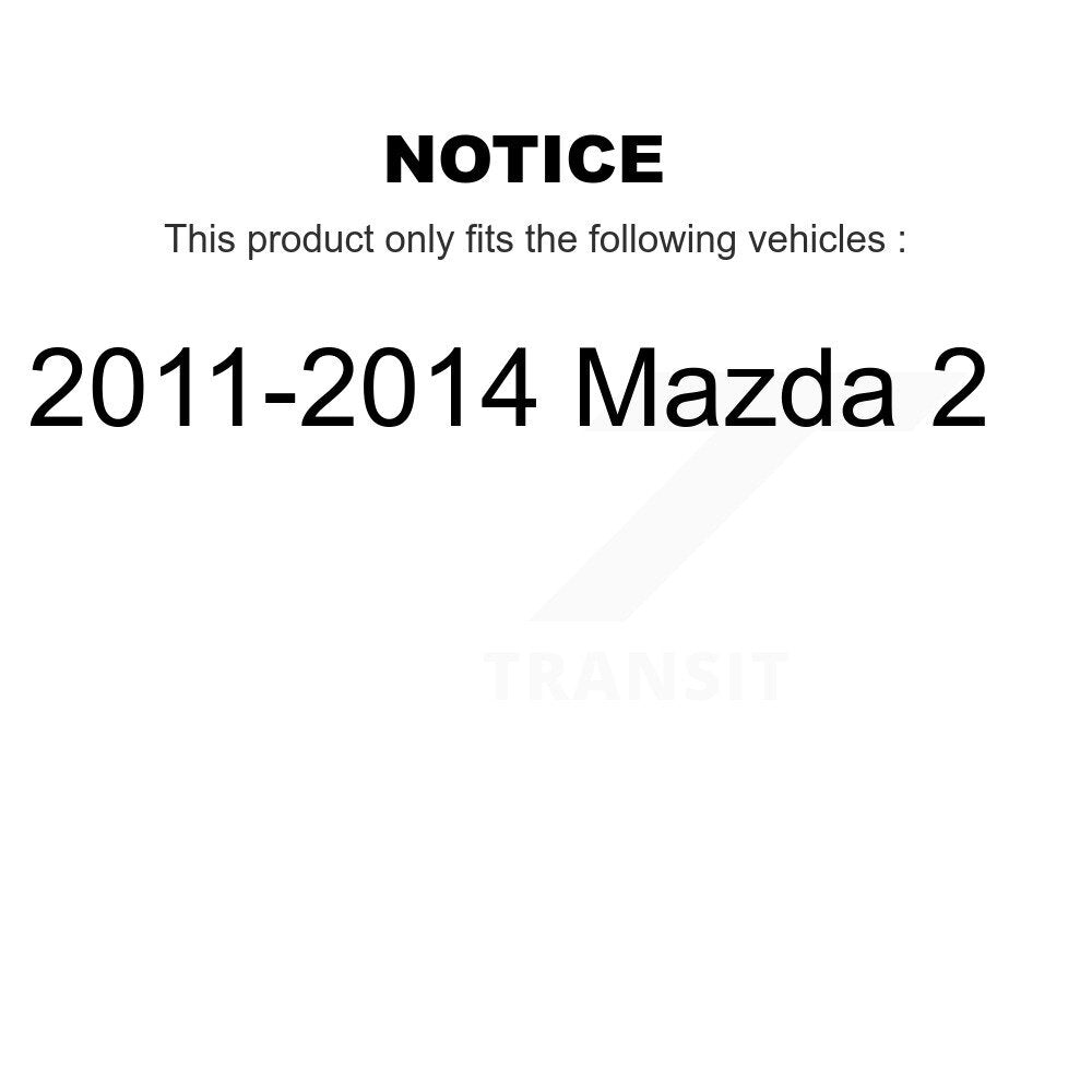 Kugel 70-512468 Rear Wheel Bearing Hub Assembly for 2011-2014 Mazda 2