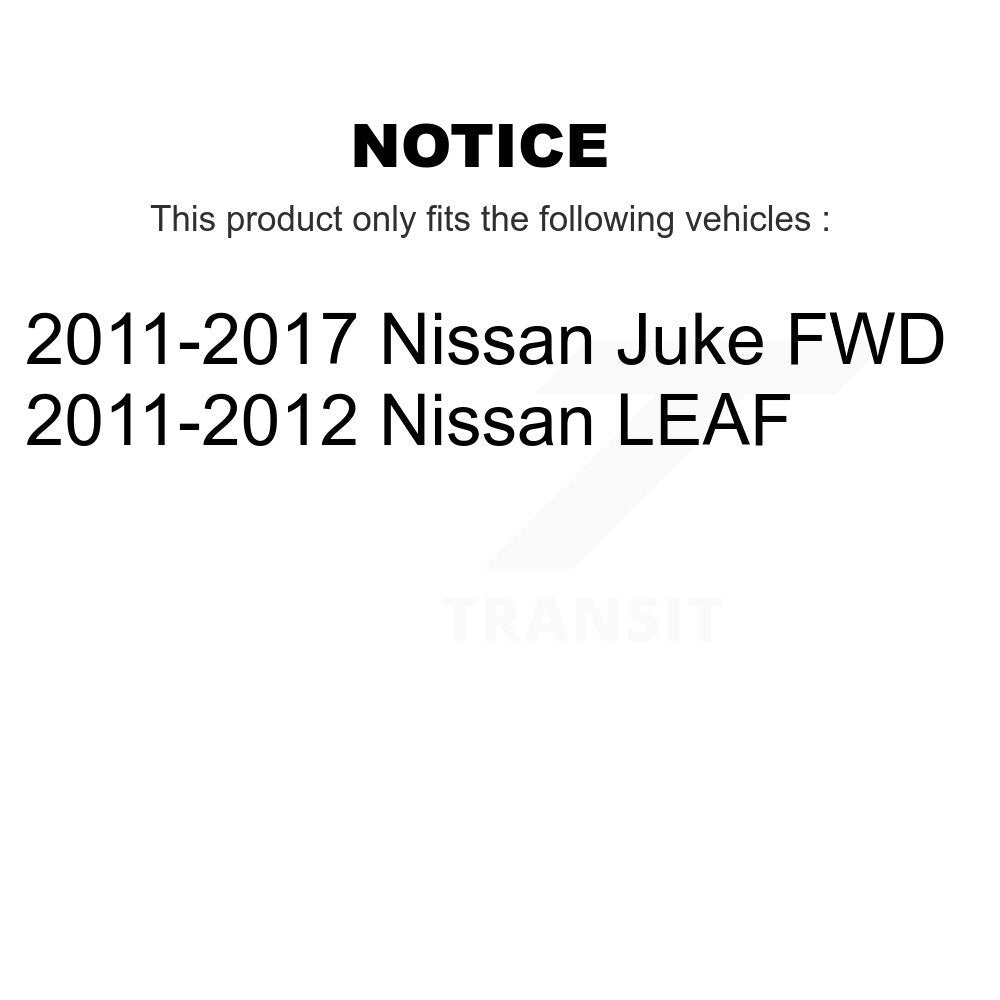 Kugel 70-512494 Rear Wheel Bearing Hub Assembly for 2011-2017 Nissan Juke, LEAF