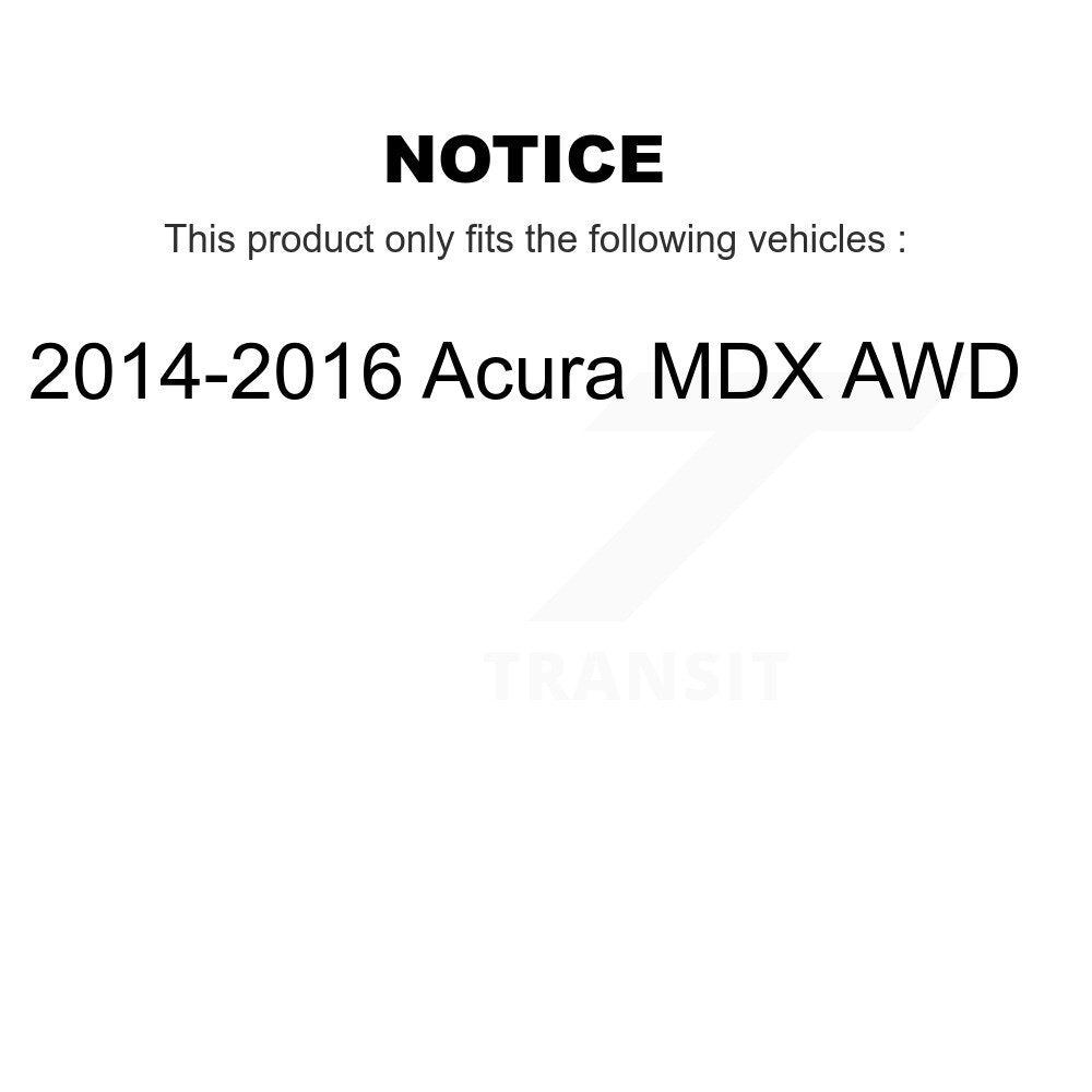 Kugel 70-512531 Rear Wheel Bearing Hub Assembly for 2014-2016 Acura MDX