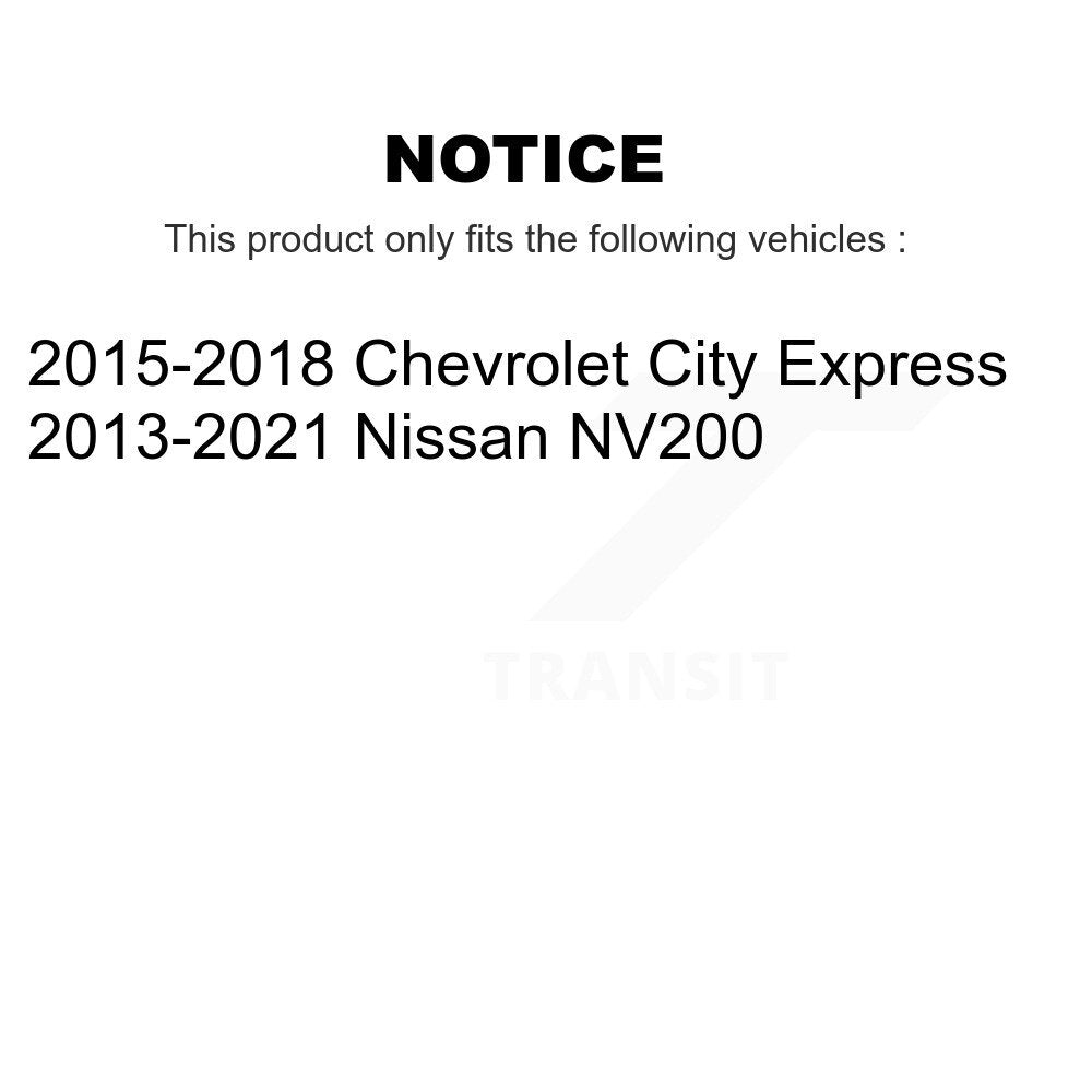 Kugel 70-512533 Rear Wheel Bearing Hub Assembly for 2013-2021 Nissan NV200, Chevrolet City Express