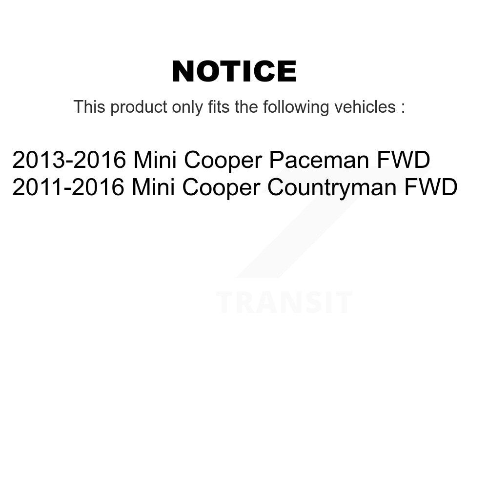 Kugel 70-512543 Rear Wheel Bearing Hub Assembly for 2011-2016 Mini Cooper Countryman, Cooper Paceman
