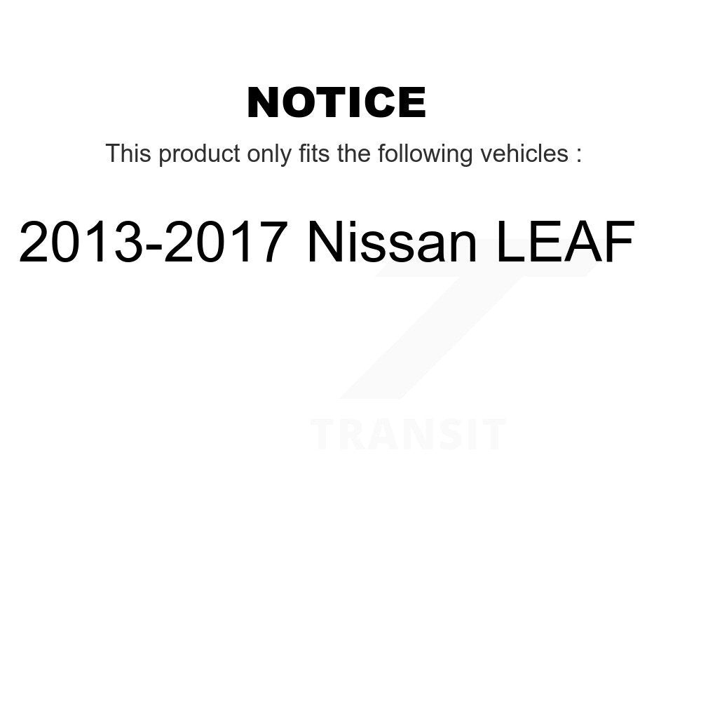Kugel 70-512550 Rear Wheel Bearing Hub Assembly for 2013-2017 Nissan LEAF