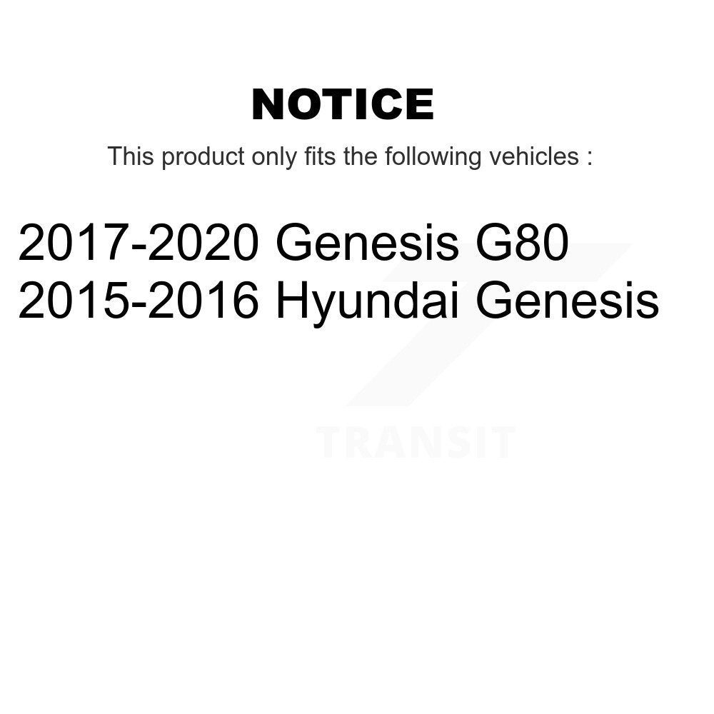 Kugel 70-512554 Rear Wheel Bearing Hub Assembly for 2015-2020 Hyundai Genesis, Genesis G80