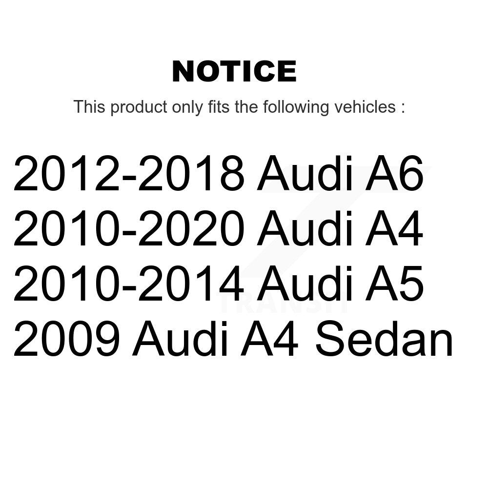 Kugel 70-512557 Rear Wheel Bearing Hub Assembly for 2009-2020 Audi A4, A5, A6