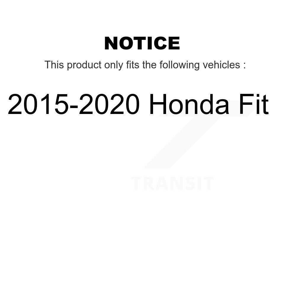 Kugel 70-512559 Rear Wheel Bearing Hub Assembly for 2015-2020 Honda Fit