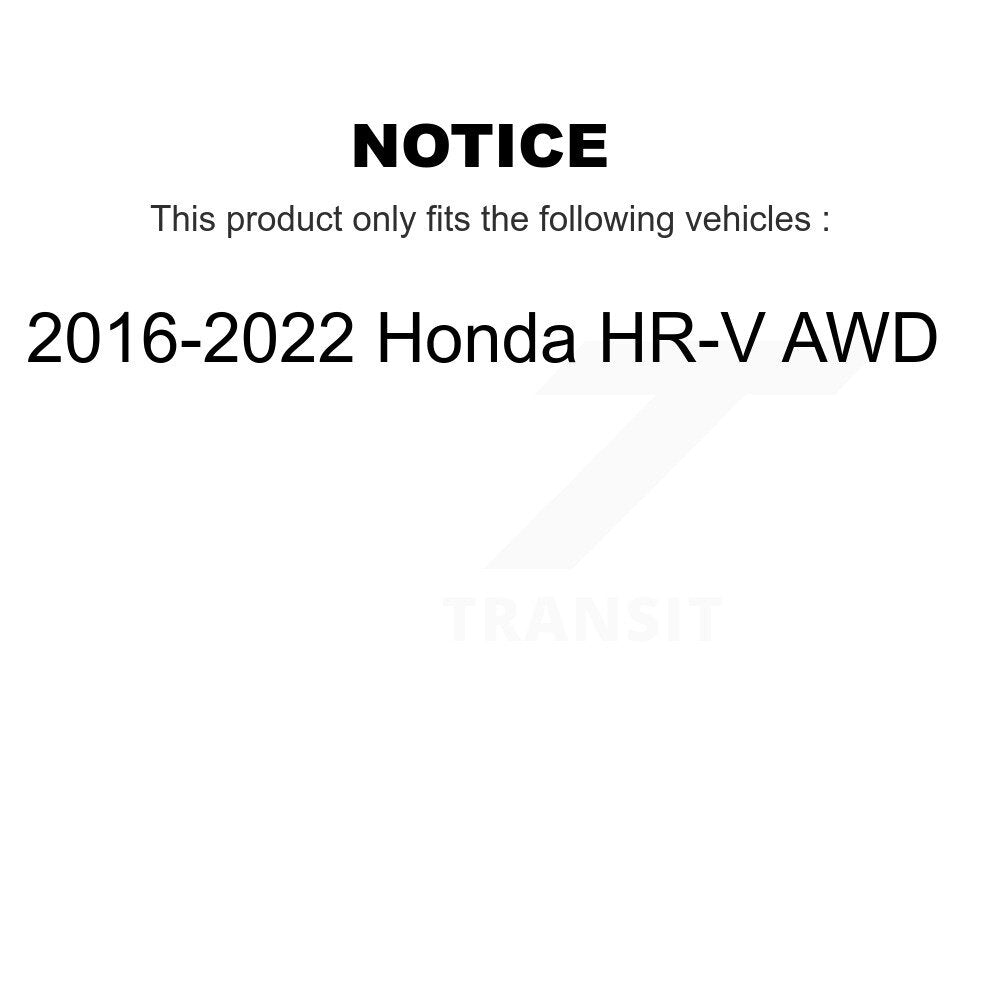 Kugel 70-512567 Rear Wheel Bearing Hub Assembly for 2016-2022 Honda HR-V