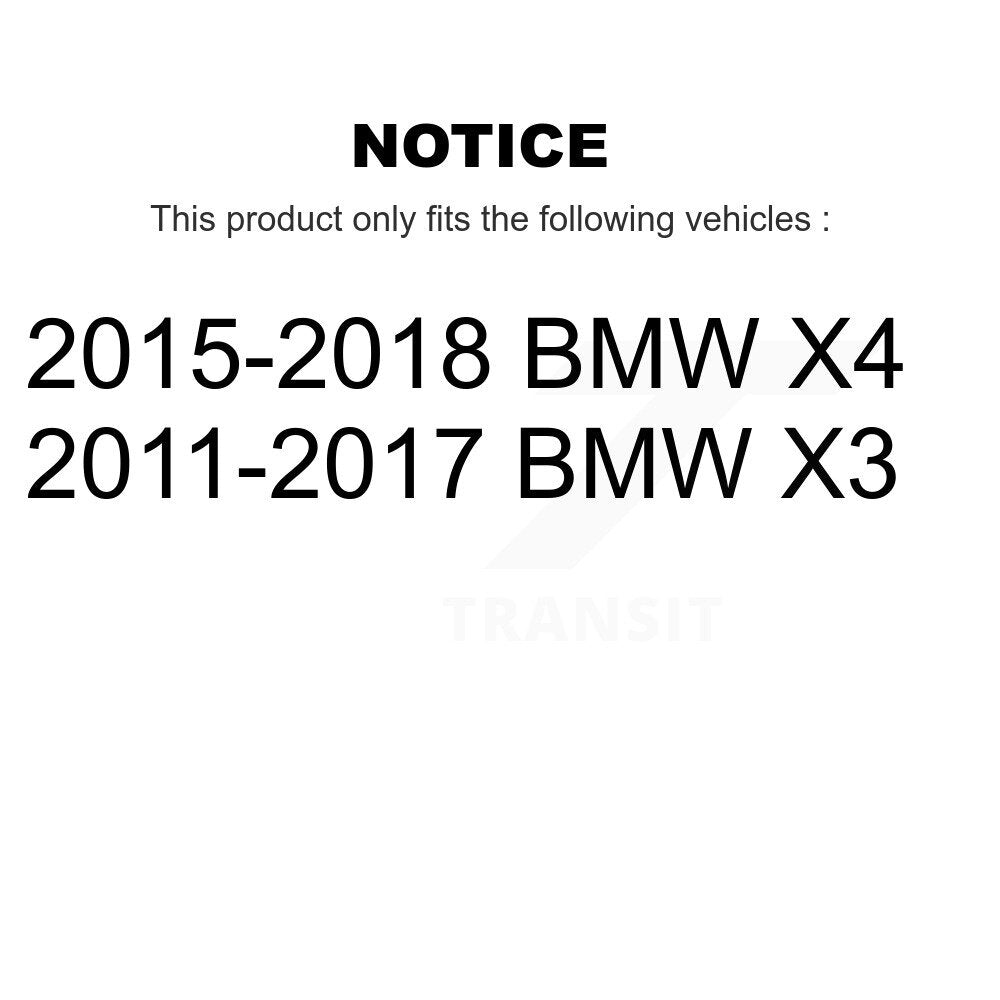 Kugel 70-512597 Rear Wheel Bearing Assembly for 2011-2018 BMW X3, X4