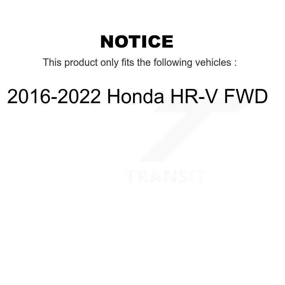 Kugel 70-512630 Rear Wheel Bearing Hub Assembly for 2016-2022 Honda HR-V