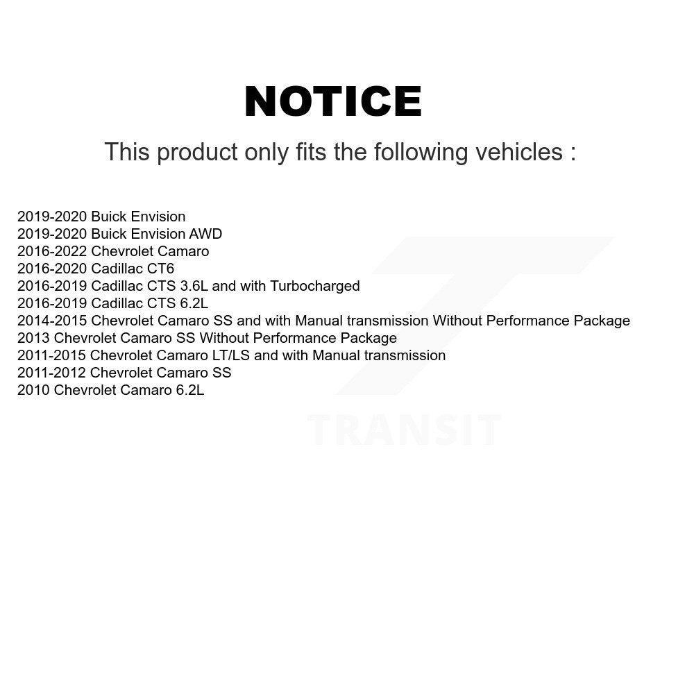 Kugel 70-512663 Rear, Front Wheel Bearing Hub Assembly for 2010-2022 Chevrolet Camaro, Cadillac CT6 and Select Vehicles