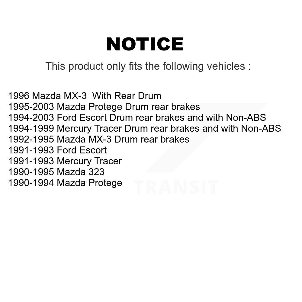 Kugel 70-513030 Rear Wheel Bearing Hub Assembly for 1990-2003 Mazda 323, Mazda Protege and Select Vehicles