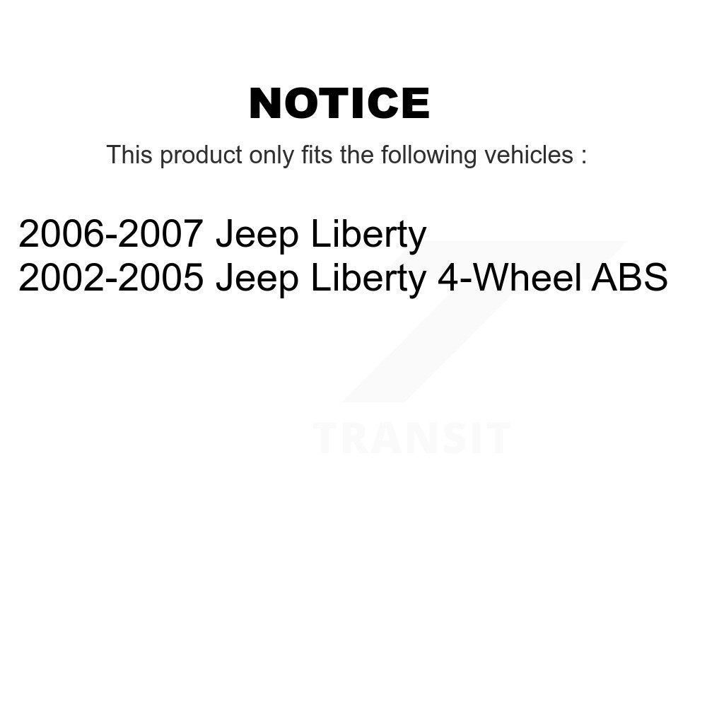 Kugel 70-513177 Front Right Wheel Bearing Hub Assembly for 2002-2007 Jeep Liberty