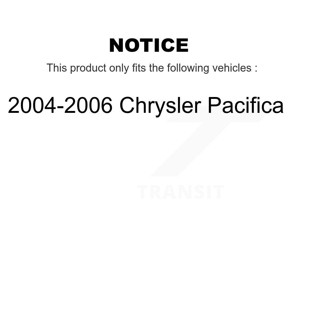 Kugel 70-513201 Front Wheel Bearing Hub Assembly for 2004-2006 Chrysler Pacifica