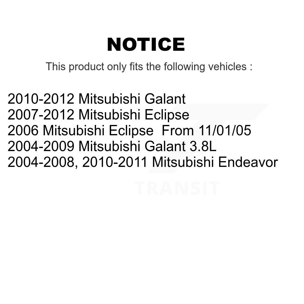 Kugel 70-513219 Front Wheel Bearing Hub Assembly for 2004-2012 Mitsubishi Endeavor, Galant, Eclipse