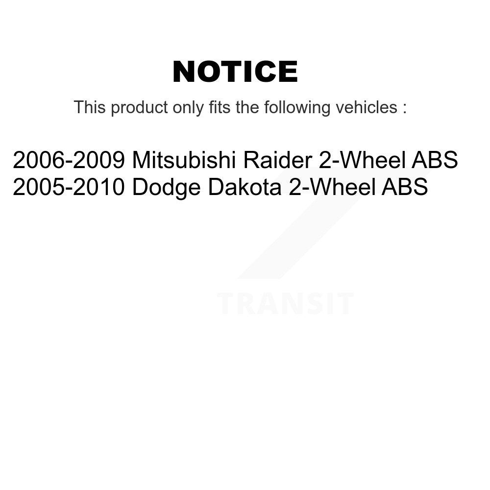 Kugel 70-513228 Front Wheel Bearing Hub Assembly for 2005-2010 Dodge Dakota, Mitsubishi Raider