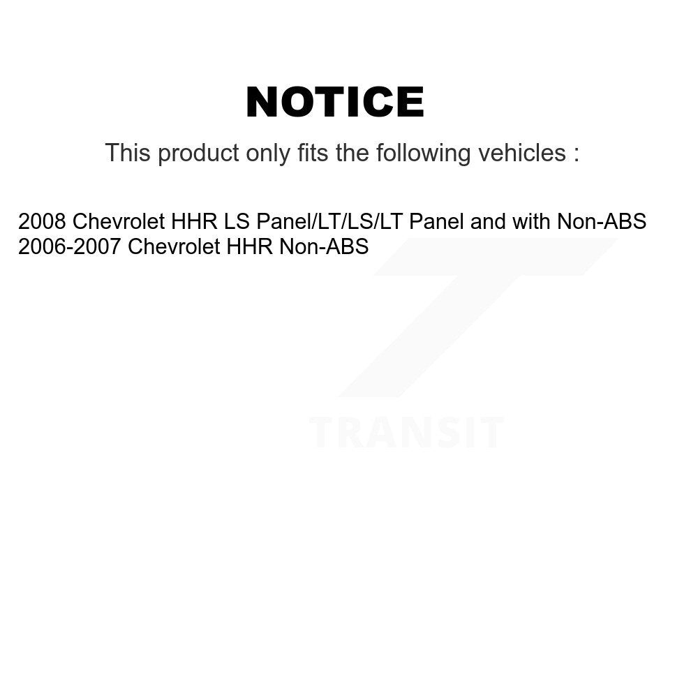 Kugel 70-513237 Front Wheel Bearing Hub Assembly for 2006-2008 Chevrolet HHR