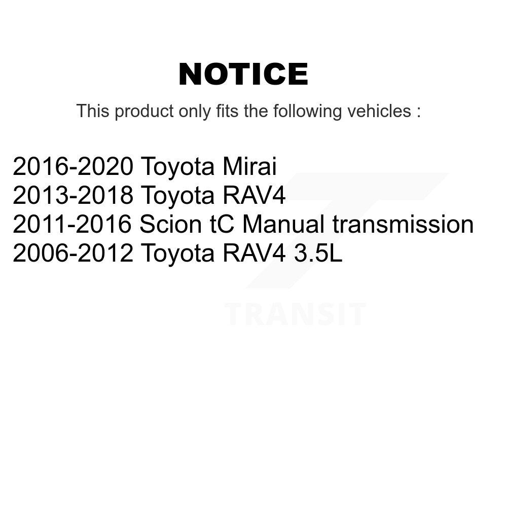 Kugel 70-513258 Front Wheel Bearing Hub Assembly for 2006-2020 Toyota RAV4, Scion tC, Toyota Mirai