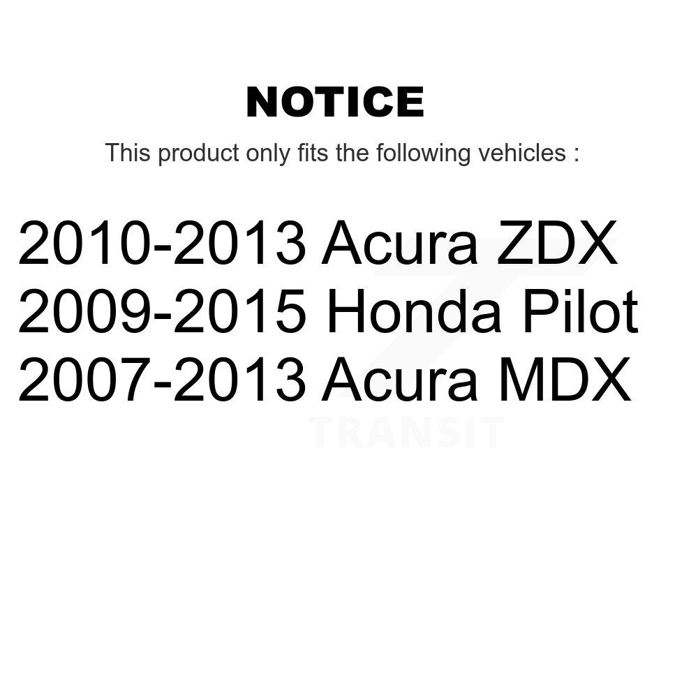 Kugel 70-513267 Front Wheel Bearing Hub Assembly for 2007-2015 Acura MDX, Honda Pilot, Acura ZDX