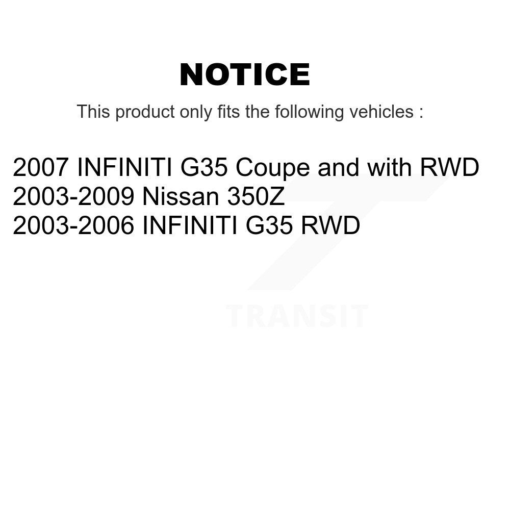Kugel 70-513268 Front Wheel Bearing Hub Assembly for 2003-2009 INFINITI G35, Nissan 350Z