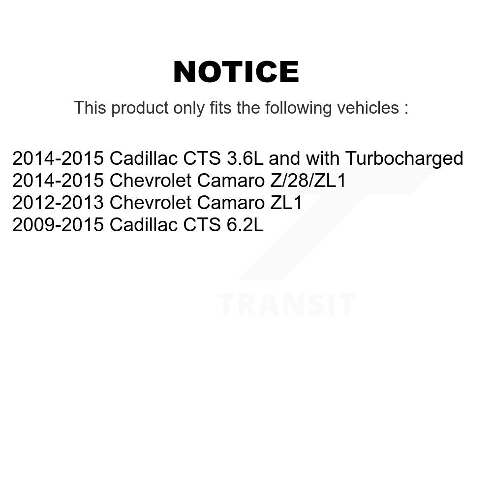 Kugel 70-513281 Rear, Front Wheel Bearing Hub Assembly for 2009-2015 Cadillac CTS, Chevrolet Camaro