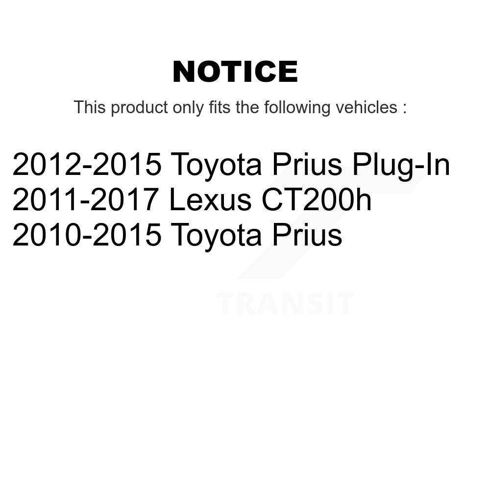 Kugel 70-513287 Front Wheel Bearing Hub Assembly for 2010-2017 Toyota Prius, Lexus CT200h, Toyota Prius Plug-In
