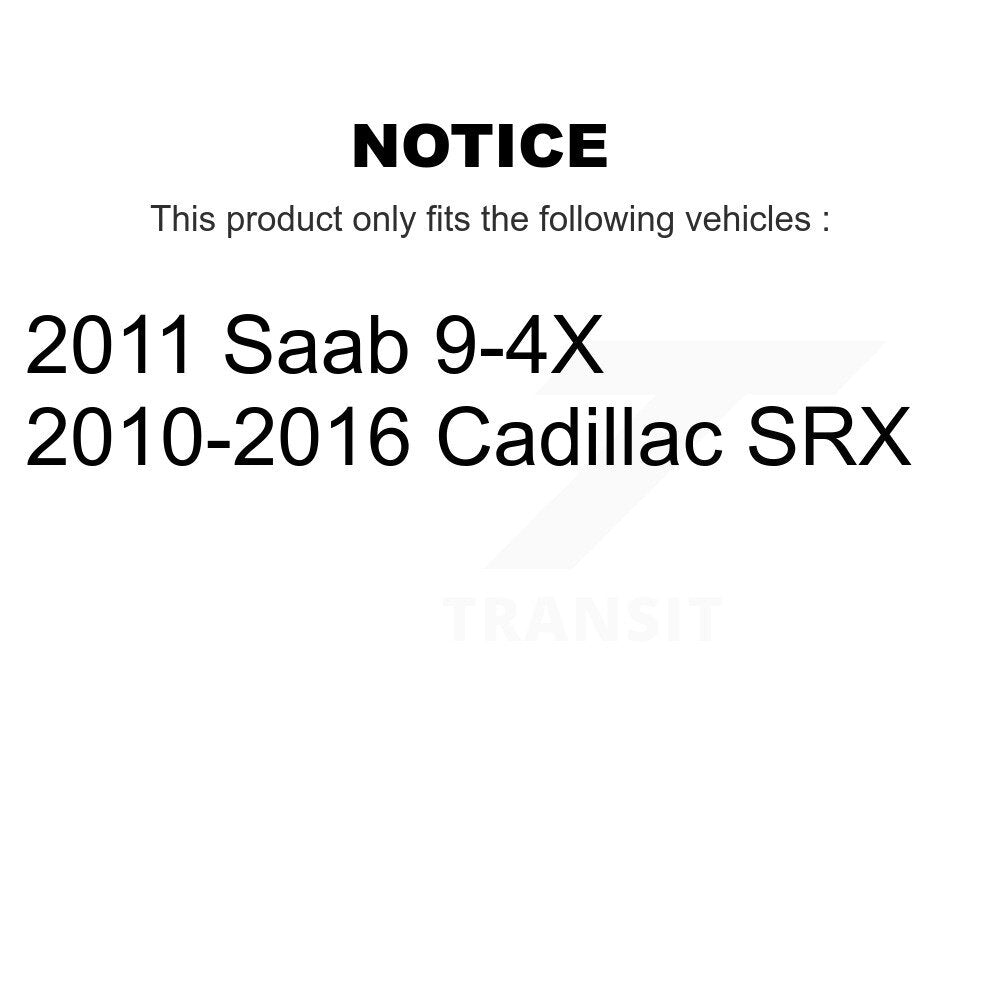 Kugel 70-513289 Rear, Front Wheel Bearing Hub Assembly for 2010-2016 Cadillac SRX, Saab 9-4X