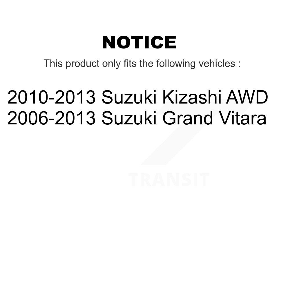 Kugel 70-513290 Front, Rear Wheel Bearing Hub Assembly for 2006-2013 Suzuki Grand Vitara, Kizashi