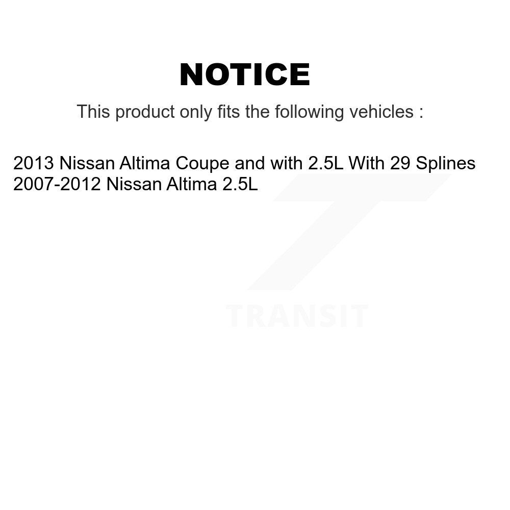 Kugel 70-513294 Front Wheel Bearing Hub Assembly for 2007-2013 Nissan Altima