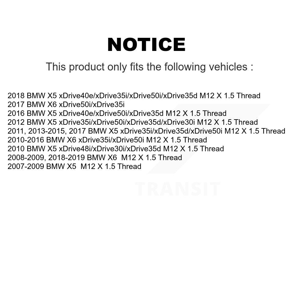 Kugel 70-513305 Front Wheel Bearing Hub Assembly for 2007-2019 BMW X5, X6