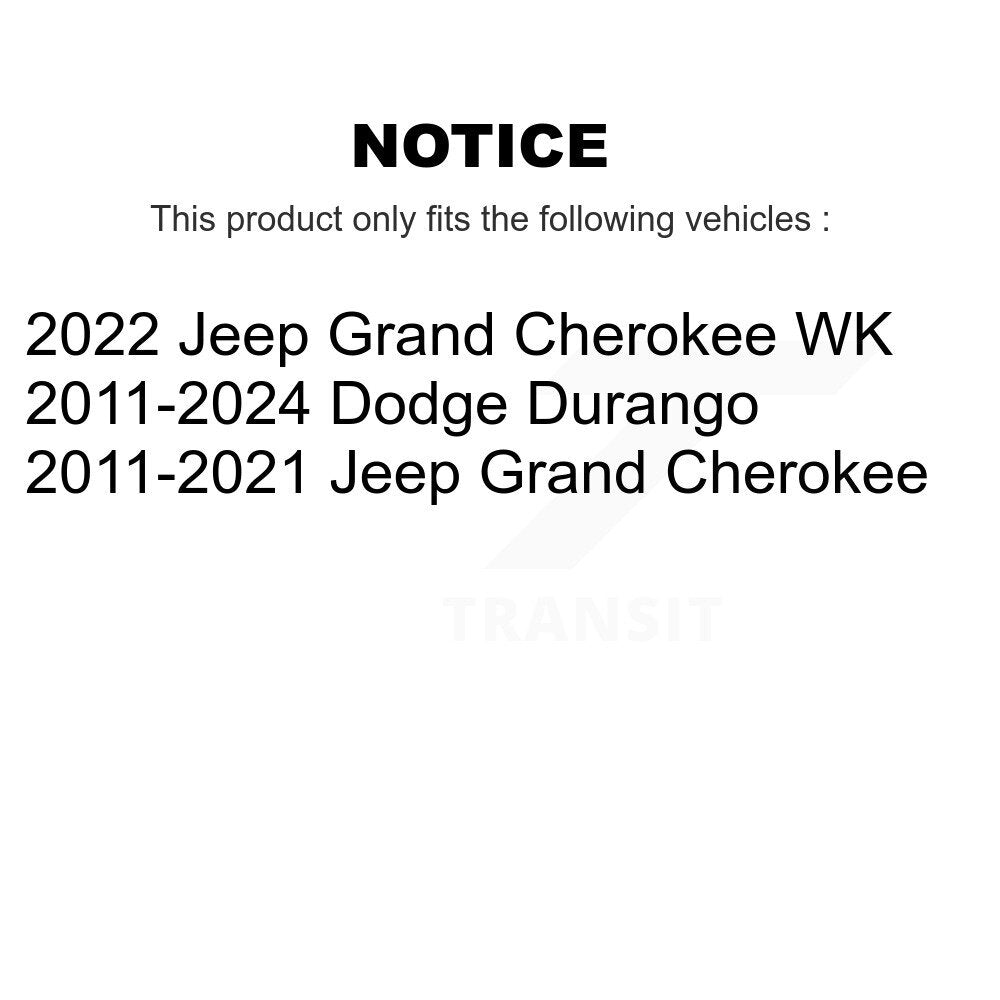 Kugel 70-513324 Front Wheel Bearing Hub Assembly for 2011-2024 Dodge Durango, Jeep Grand Cherokee, Jeep Grand Cherokee WK