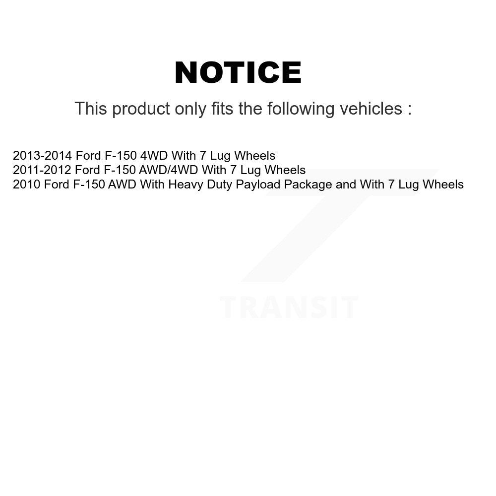 Kugel 70-513326 Front Wheel Bearing Hub Assembly for 2010-2014 Ford F-150