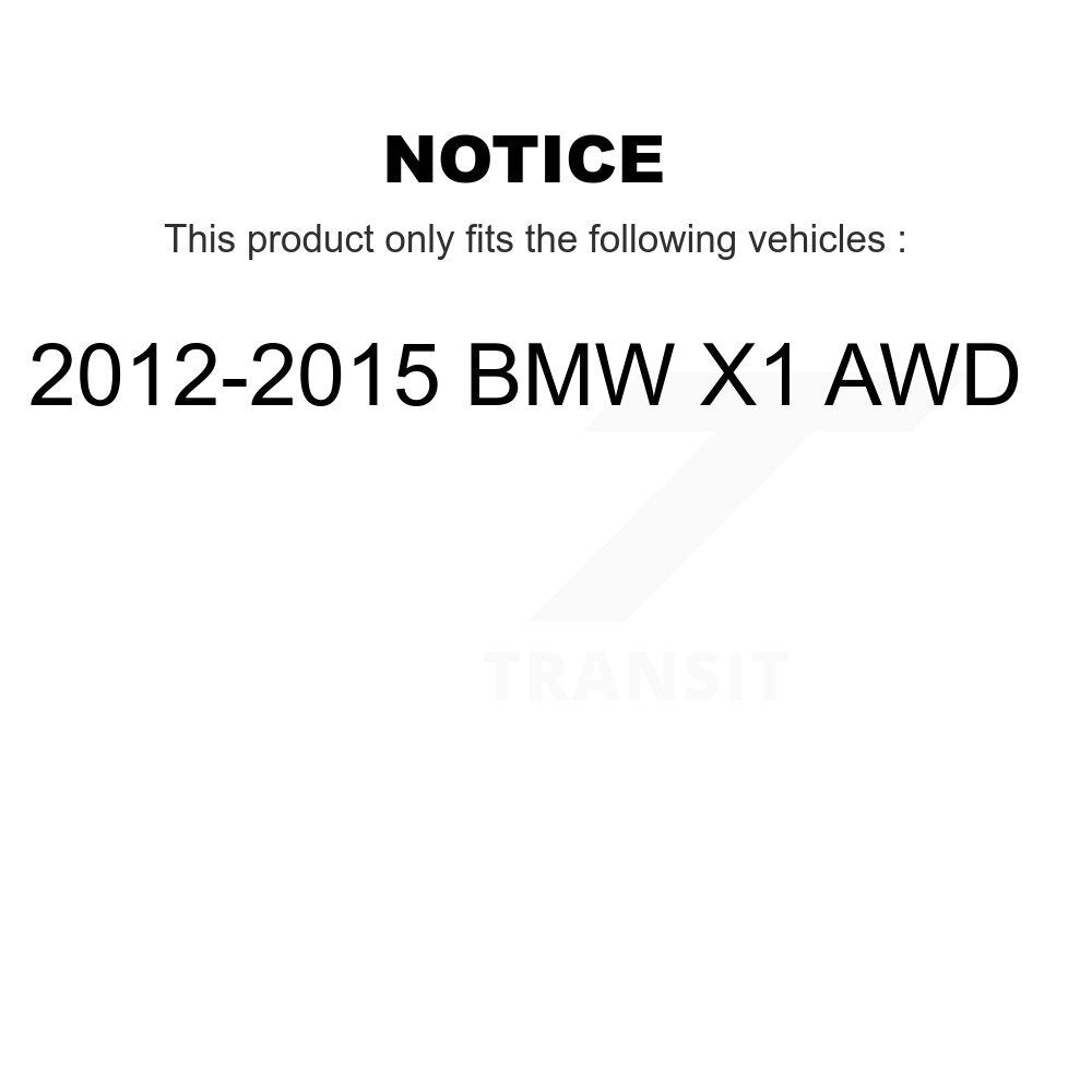 Kugel 70-513332 Front Wheel Bearing Hub Assembly for 2012-2015 BMW X1