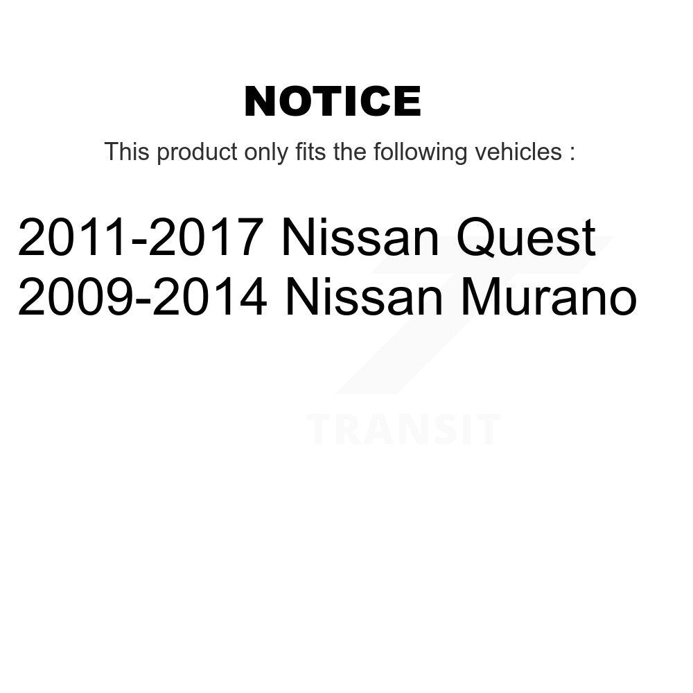 Kugel 70-513338 Front Wheel Bearing Hub Assembly for 2009-2017 Nissan Murano, Quest