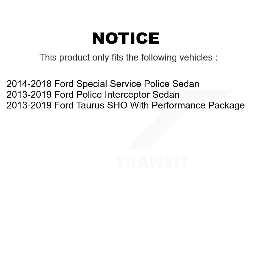 Kugel 70-513339 Front Wheel Bearing Hub Assembly for 2013-2019 Ford Police Interceptor Sedan, Taurus, Special Service Police Sedan