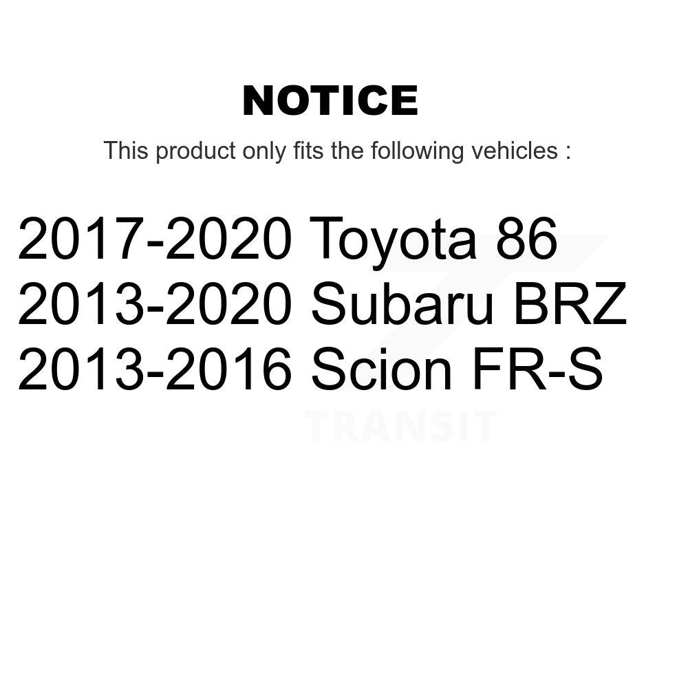 Kugel 70-513352 Front Wheel Bearing Hub Assembly for 2013-2020 Scion FR-S, Subaru BRZ, Toyota 86