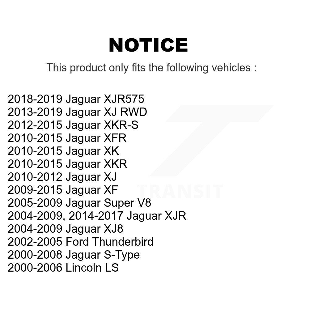 Kugel 70-513371 Front Wheel Bearing Hub Assembly for 2000-2019 Jaguar S-Type, Lincoln LS and Select Vehicles