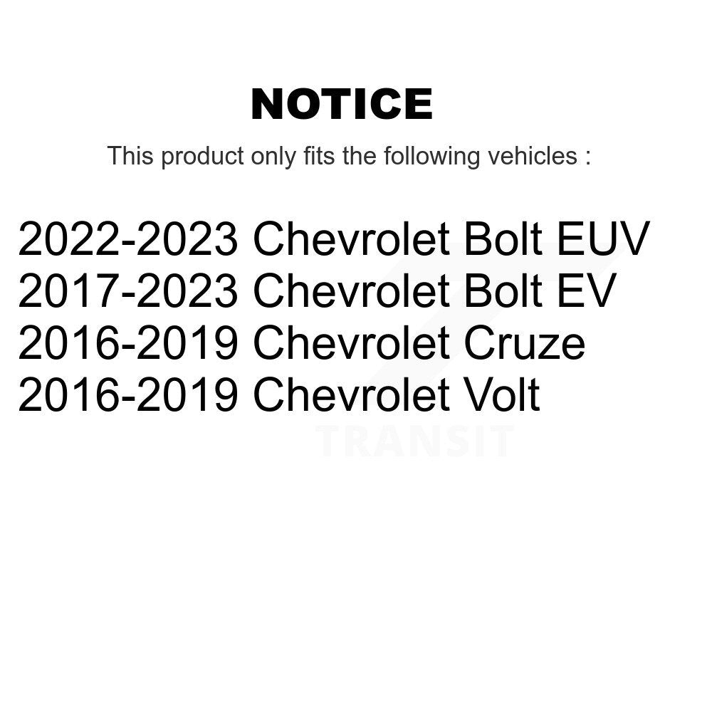 Kugel 70-513403 Front Wheel Bearing Hub Assembly for 2016-2023 Chevrolet Cruze, Volt, Bolt EV, Bolt EUV