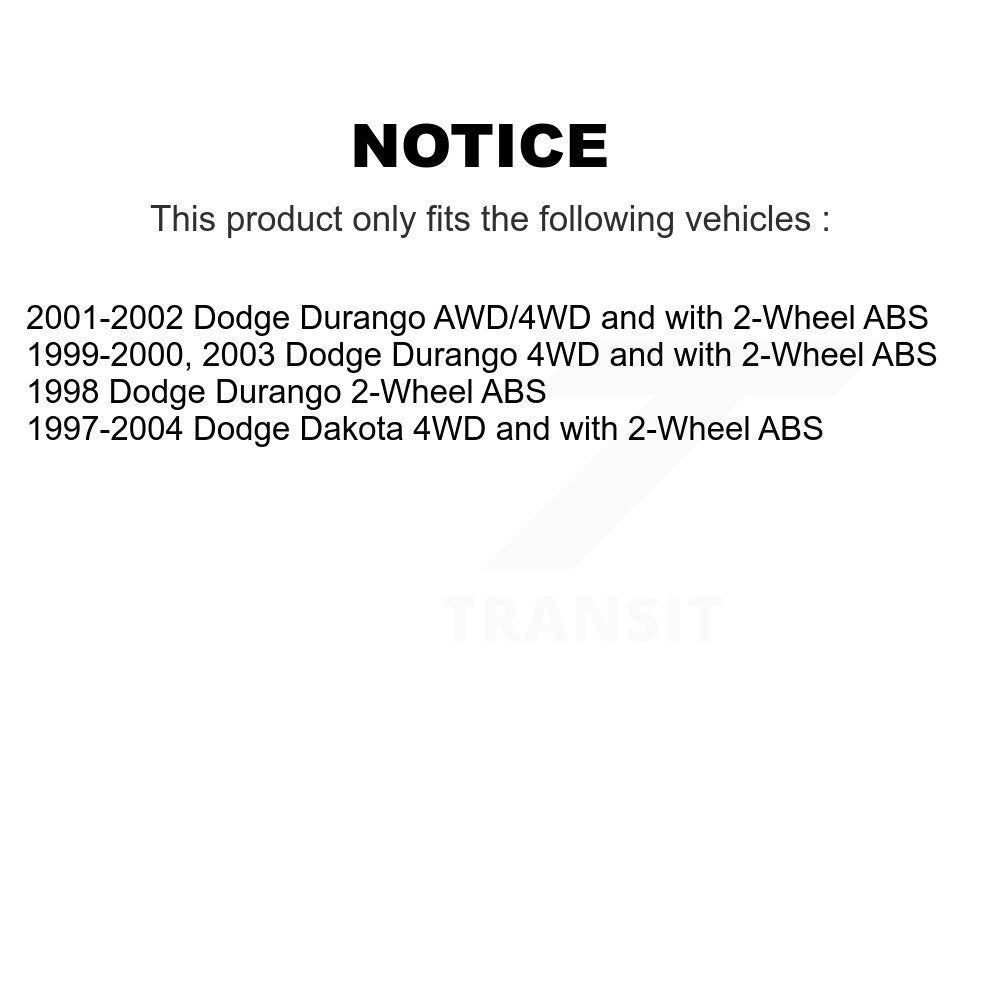 Kugel 70-515007 Front Wheel Bearing Hub Assembly for 1997-2004 Dodge Dakota, Durango