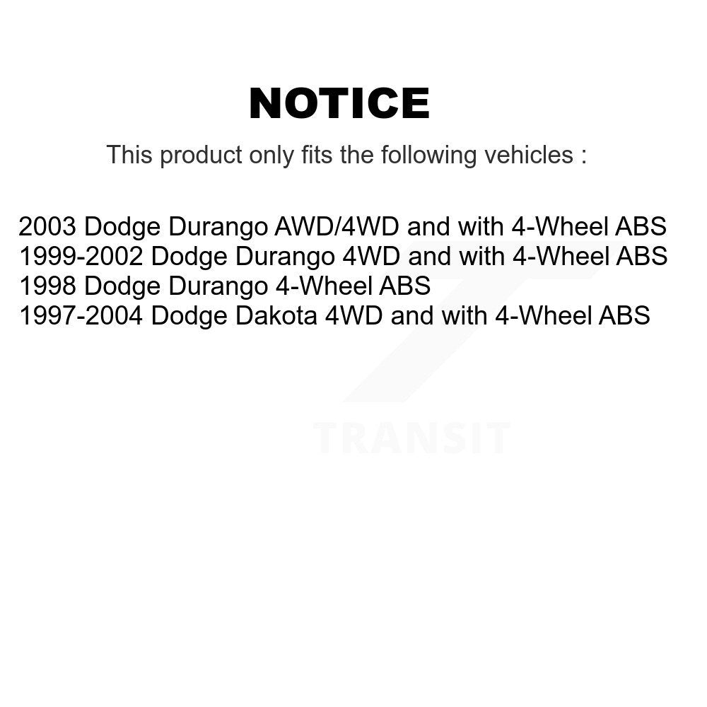 Kugel 70-515008 Front Left Wheel Bearing Hub Assembly for 1997-2004 Dodge Dakota, Durango