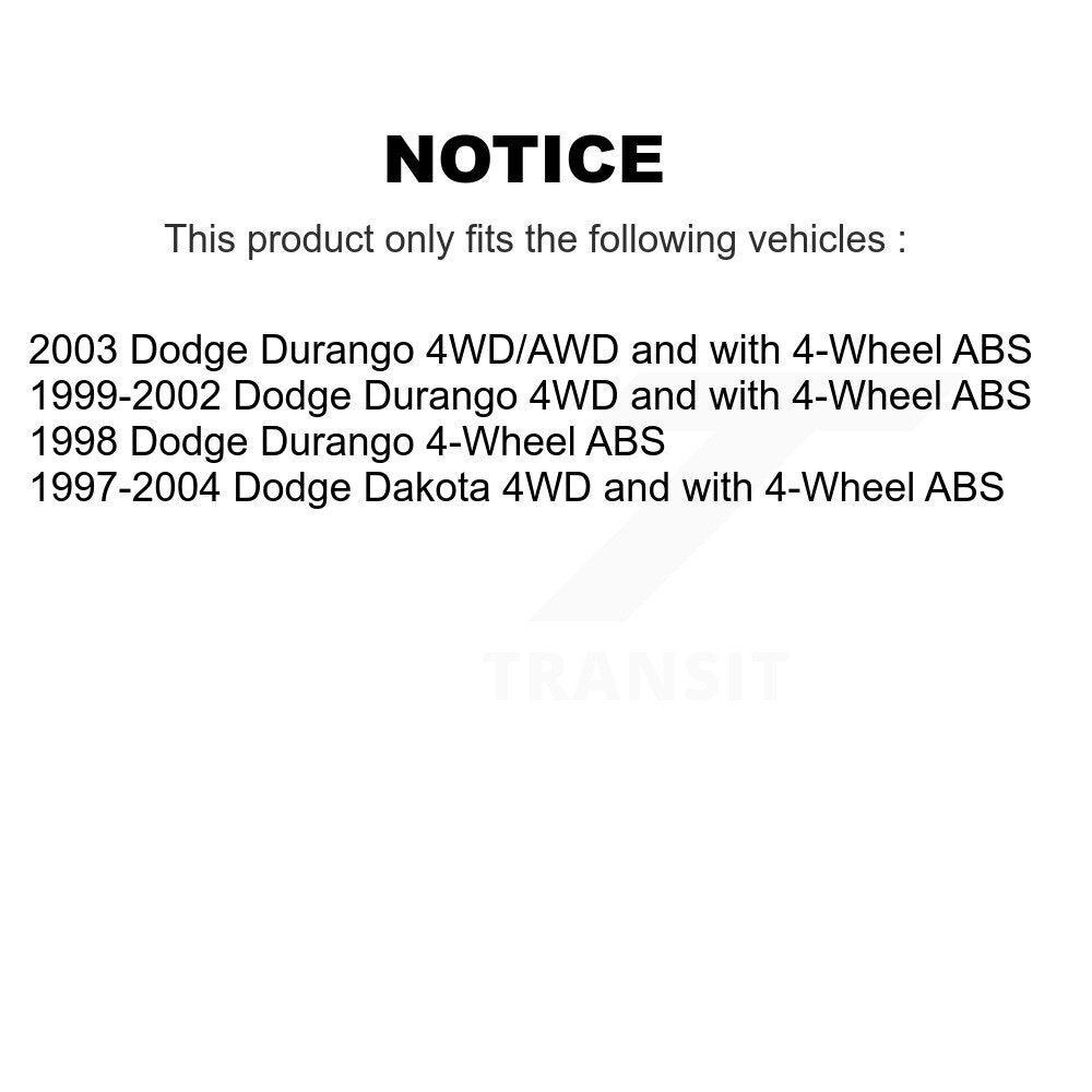 Kugel 70-515009 Front Right Wheel Bearing Hub Assembly for 1997-2004 Dodge Dakota, Durango