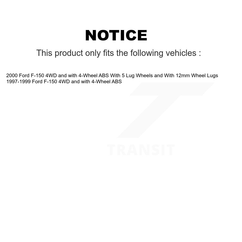 Kugel 70-515010 Front Wheel Bearing Hub Assembly for 1997-2000 Ford F-150